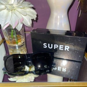 RETROSUPERFUTURE Classic Black Sunglasses